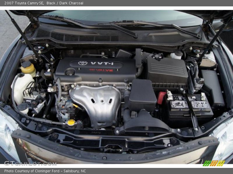Black / Dark Charcoal 2007 Toyota Camry SE