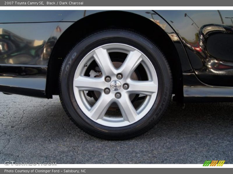 Black / Dark Charcoal 2007 Toyota Camry SE