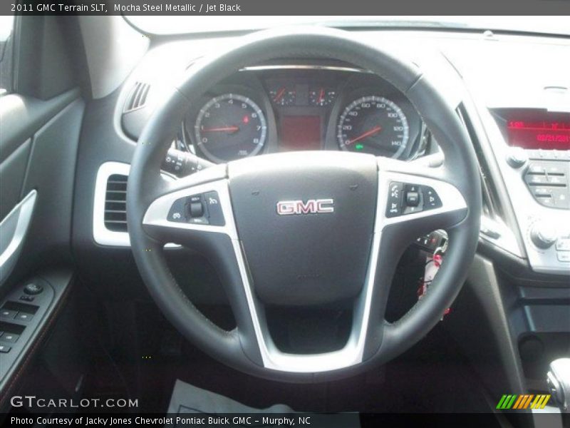 Mocha Steel Metallic / Jet Black 2011 GMC Terrain SLT