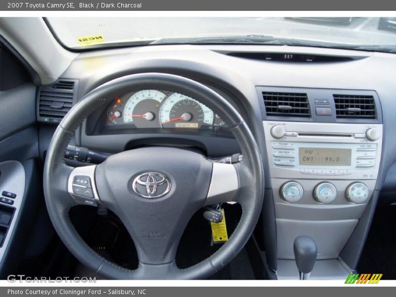 Black / Dark Charcoal 2007 Toyota Camry SE