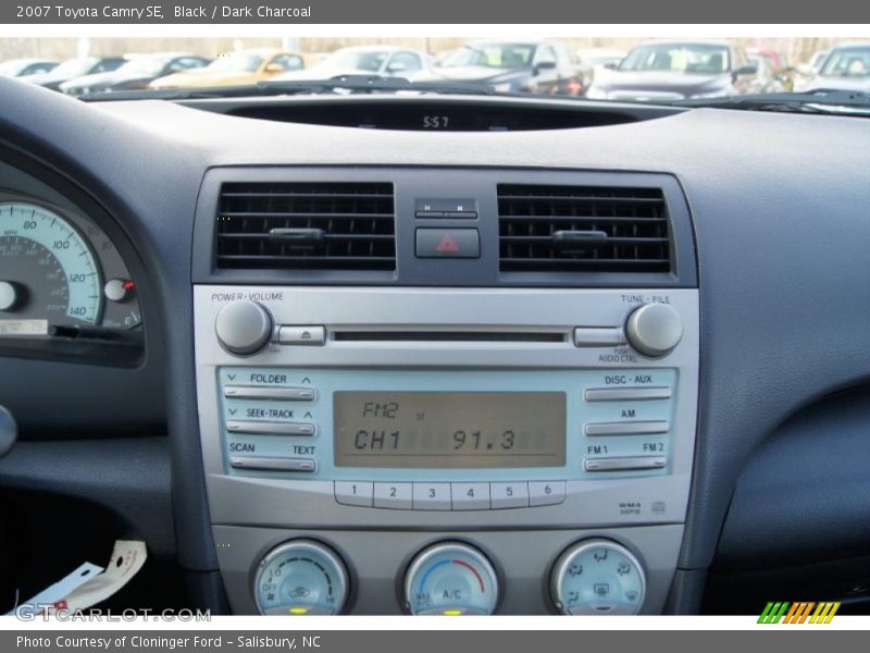 Black / Dark Charcoal 2007 Toyota Camry SE