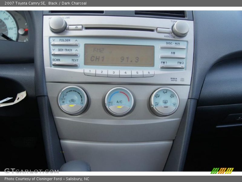 Black / Dark Charcoal 2007 Toyota Camry SE