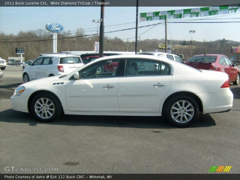 White Diamond TriCoat / Titanium 2011 Buick Lucerne CXL