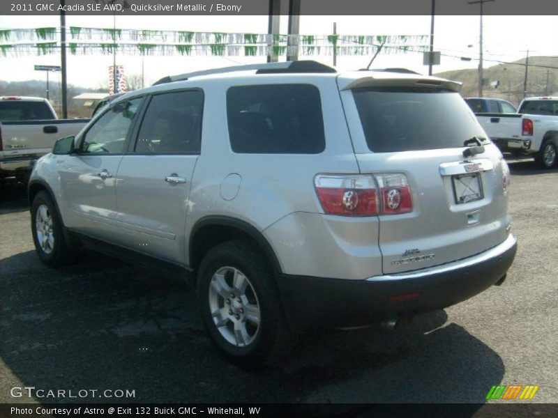 Quicksilver Metallic / Ebony 2011 GMC Acadia SLE AWD