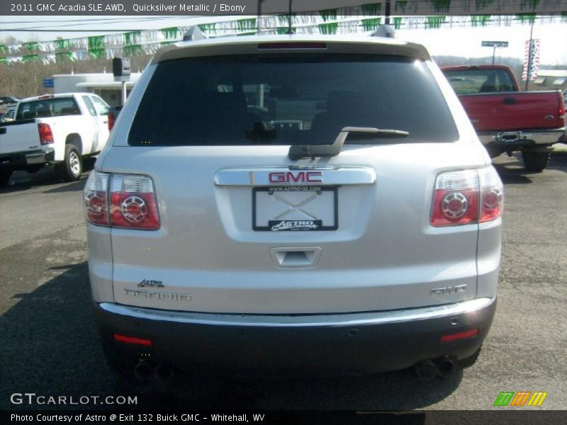 Quicksilver Metallic / Ebony 2011 GMC Acadia SLE AWD