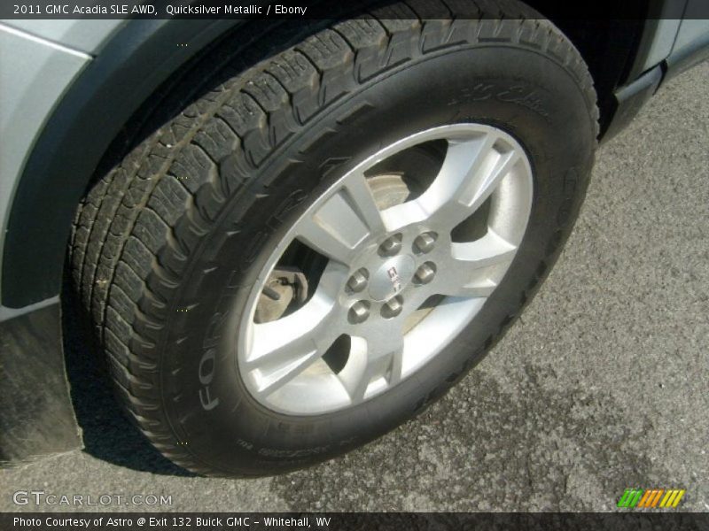 Quicksilver Metallic / Ebony 2011 GMC Acadia SLE AWD