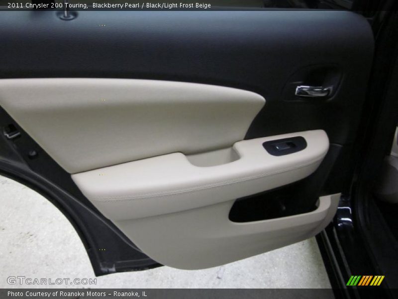 Blackberry Pearl / Black/Light Frost Beige 2011 Chrysler 200 Touring