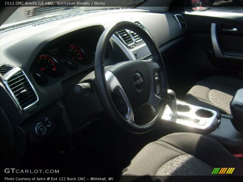 Quicksilver Metallic / Ebony 2011 GMC Acadia SLE AWD