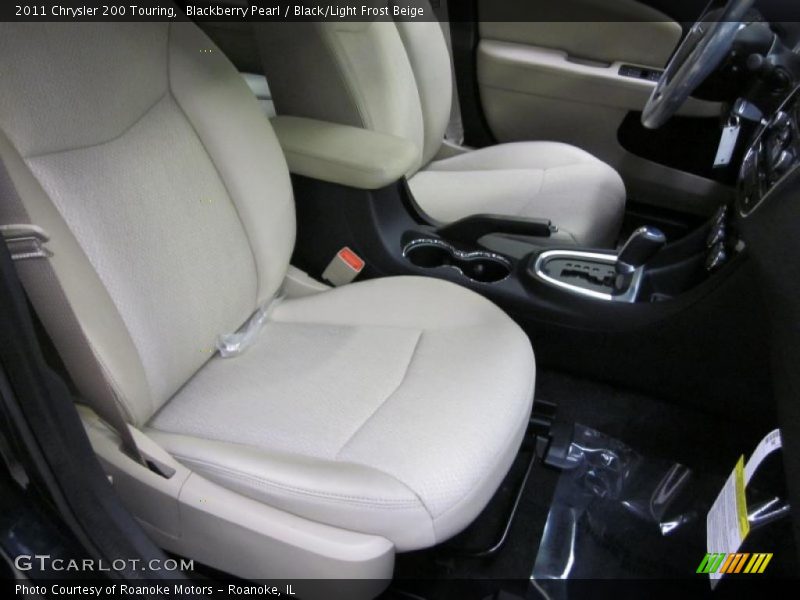 Blackberry Pearl / Black/Light Frost Beige 2011 Chrysler 200 Touring