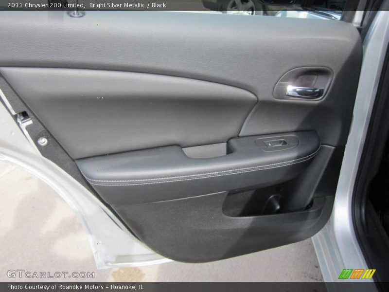 Bright Silver Metallic / Black 2011 Chrysler 200 Limited