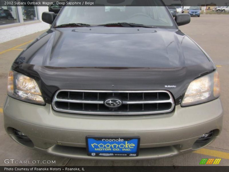 Deep Sapphire / Beige 2002 Subaru Outback Wagon