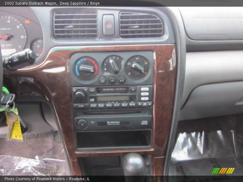 Deep Sapphire / Beige 2002 Subaru Outback Wagon