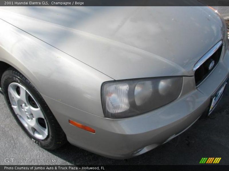 Champagne / Beige 2001 Hyundai Elantra GLS