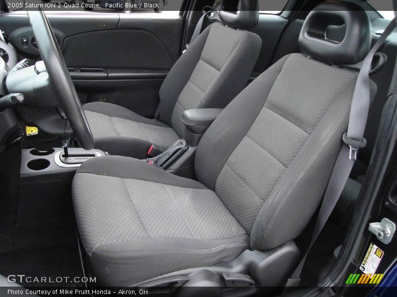 Pacific Blue / Black 2005 Saturn ION 2 Quad Coupe