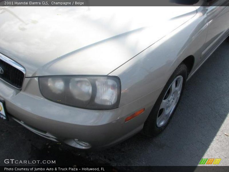 Champagne / Beige 2001 Hyundai Elantra GLS