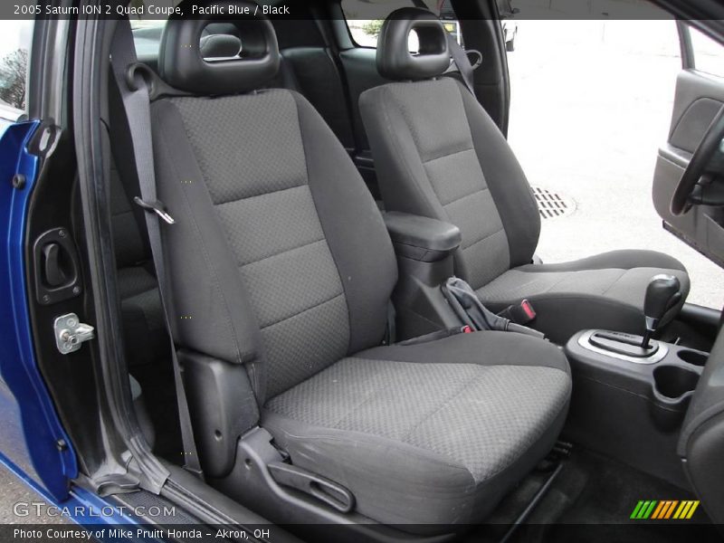 Pacific Blue / Black 2005 Saturn ION 2 Quad Coupe