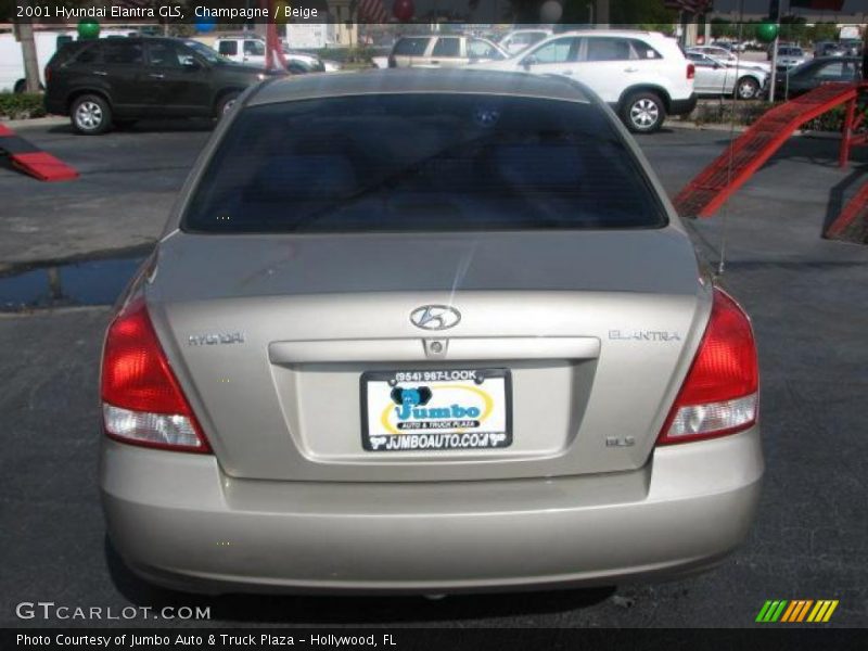 Champagne / Beige 2001 Hyundai Elantra GLS