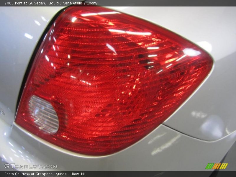 Liquid Silver Metallic / Ebony 2005 Pontiac G6 Sedan