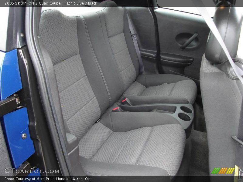 Pacific Blue / Black 2005 Saturn ION 2 Quad Coupe