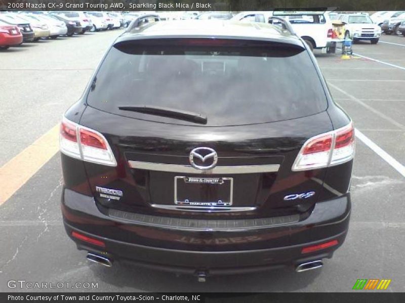 Sparkling Black Mica / Black 2008 Mazda CX-9 Grand Touring AWD