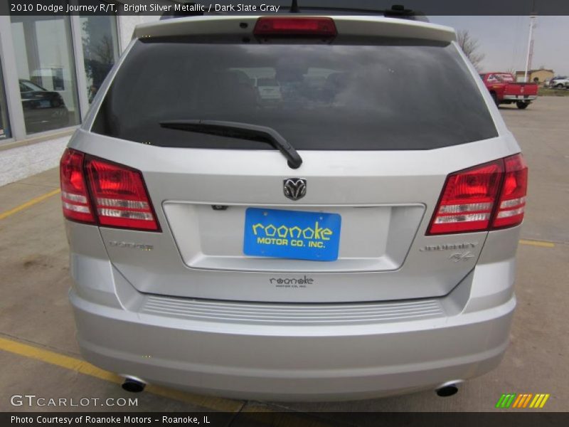 Bright Silver Metallic / Dark Slate Gray 2010 Dodge Journey R/T