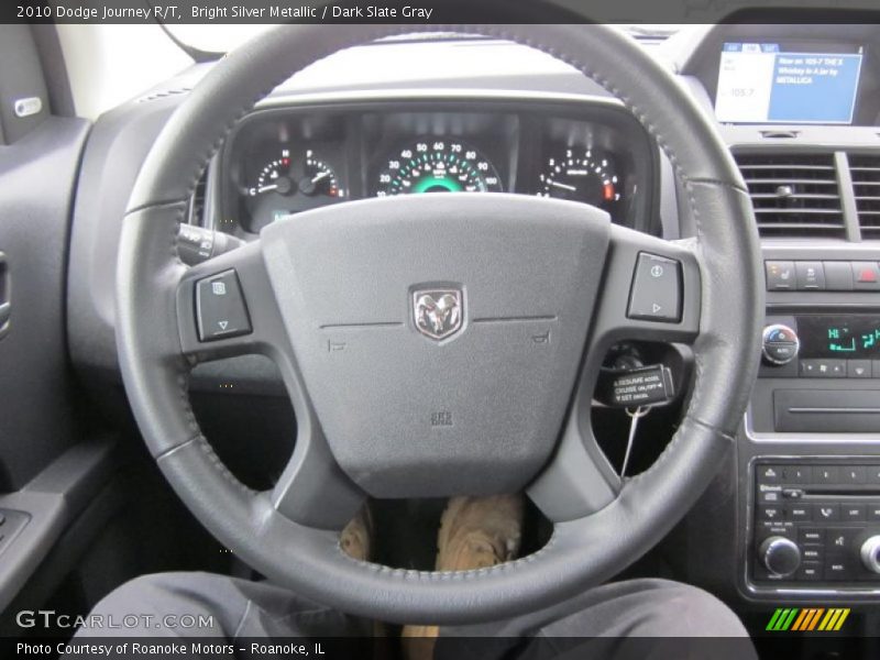Bright Silver Metallic / Dark Slate Gray 2010 Dodge Journey R/T