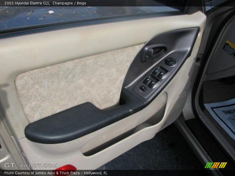 Champagne / Beige 2001 Hyundai Elantra GLS