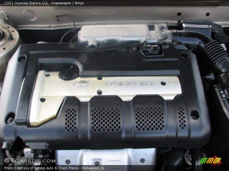 Champagne / Beige 2001 Hyundai Elantra GLS