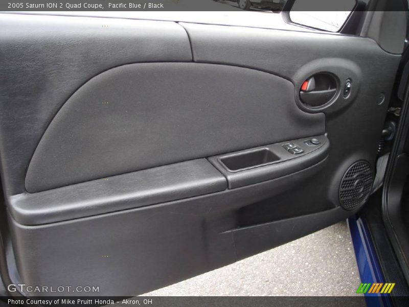 Pacific Blue / Black 2005 Saturn ION 2 Quad Coupe