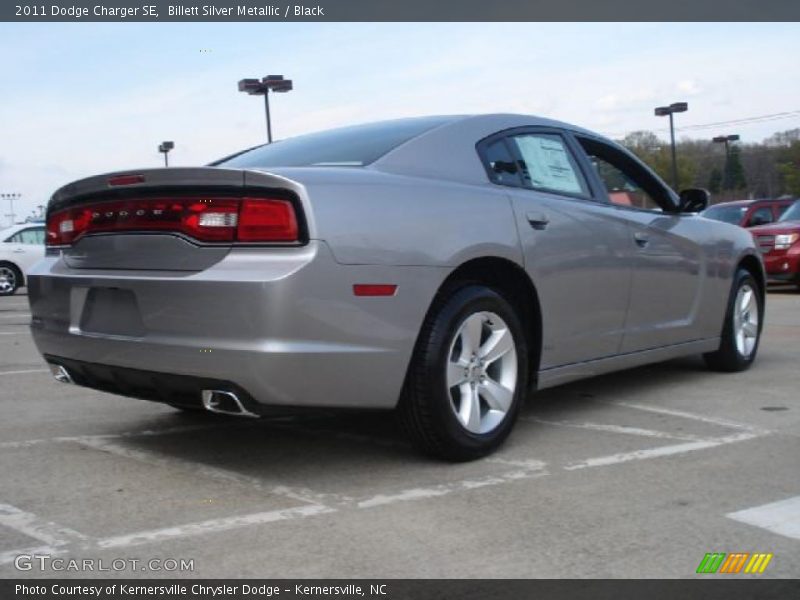 Billett Silver Metallic / Black 2011 Dodge Charger SE