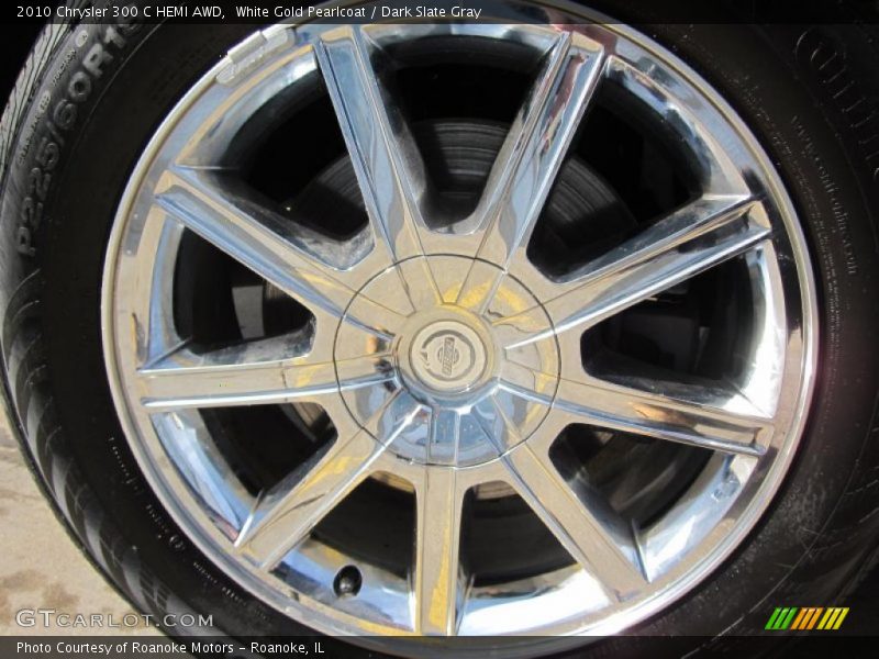 White Gold Pearlcoat / Dark Slate Gray 2010 Chrysler 300 C HEMI AWD