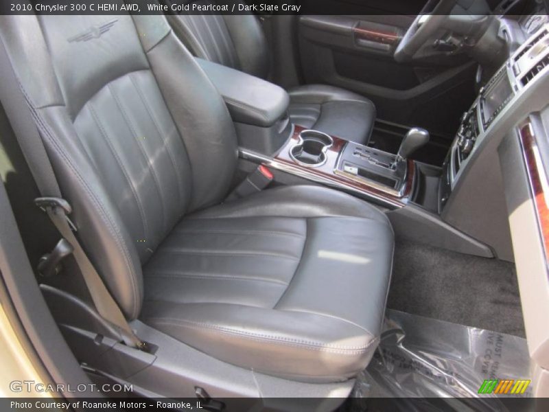 White Gold Pearlcoat / Dark Slate Gray 2010 Chrysler 300 C HEMI AWD