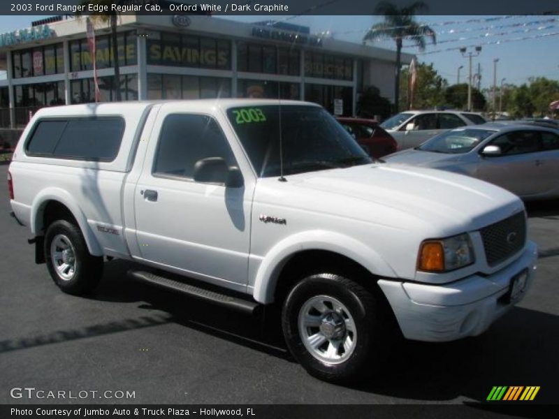Oxford White / Dark Graphite 2003 Ford Ranger Edge Regular Cab