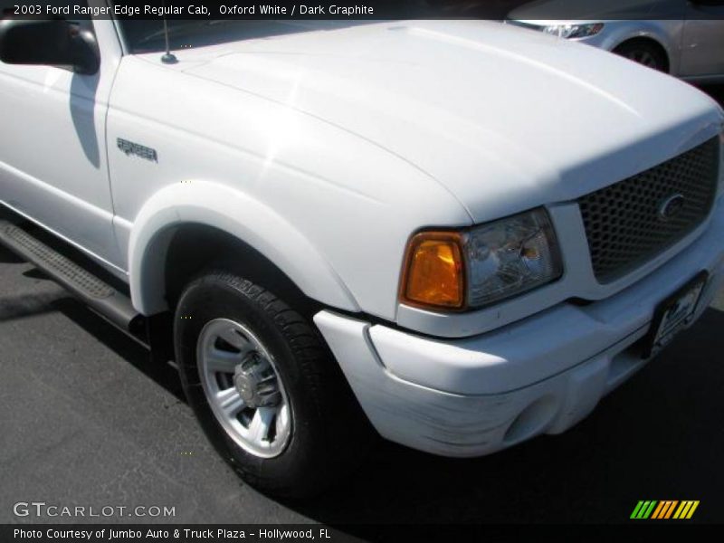 Oxford White / Dark Graphite 2003 Ford Ranger Edge Regular Cab
