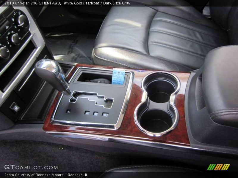 White Gold Pearlcoat / Dark Slate Gray 2010 Chrysler 300 C HEMI AWD