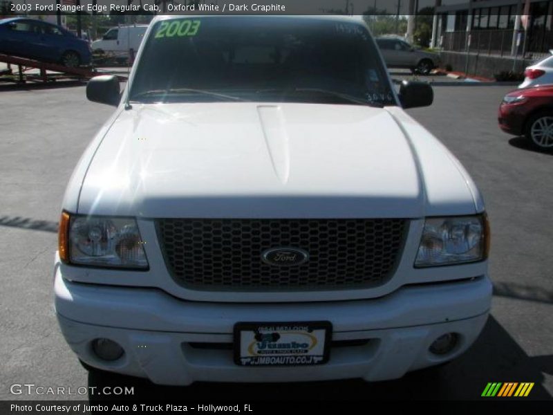 Oxford White / Dark Graphite 2003 Ford Ranger Edge Regular Cab