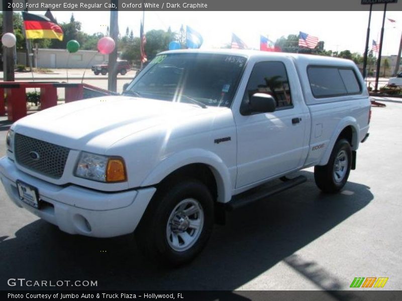 Oxford White / Dark Graphite 2003 Ford Ranger Edge Regular Cab
