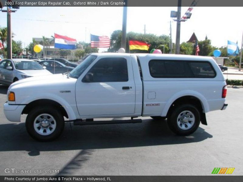 Oxford White / Dark Graphite 2003 Ford Ranger Edge Regular Cab