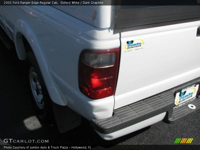 Oxford White / Dark Graphite 2003 Ford Ranger Edge Regular Cab