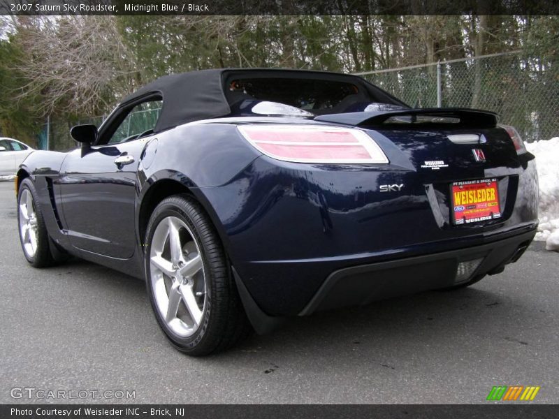 Midnight Blue / Black 2007 Saturn Sky Roadster