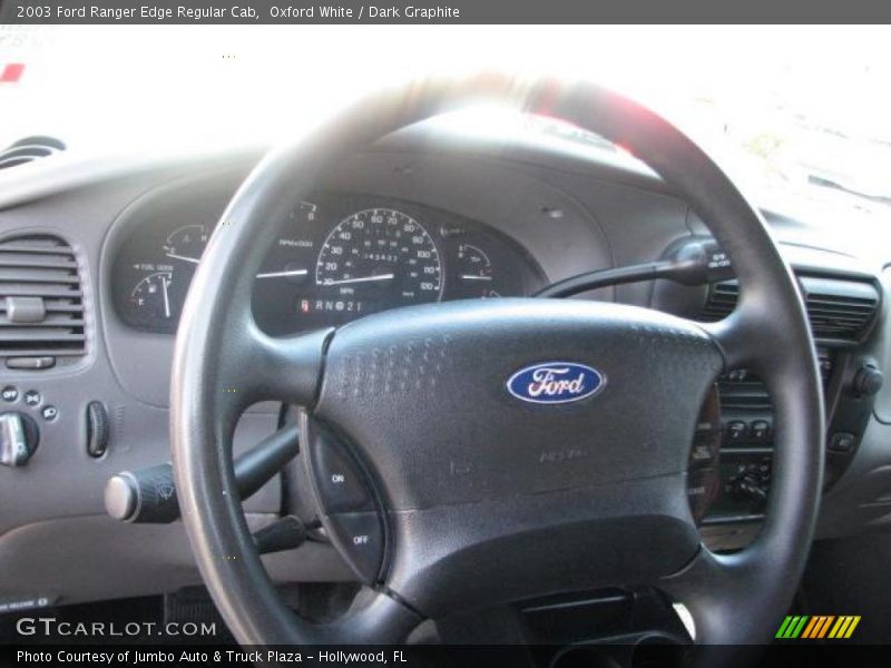 Oxford White / Dark Graphite 2003 Ford Ranger Edge Regular Cab