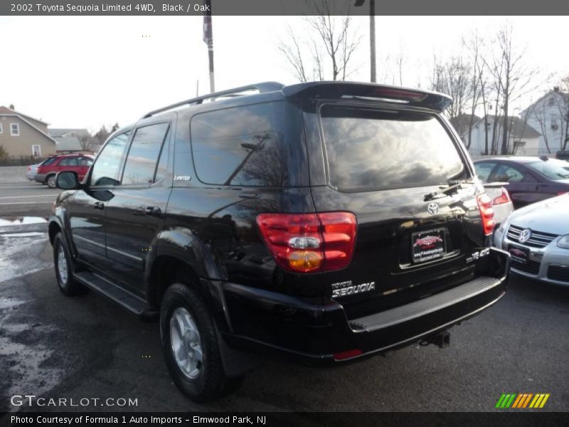 Black / Oak 2002 Toyota Sequoia Limited 4WD