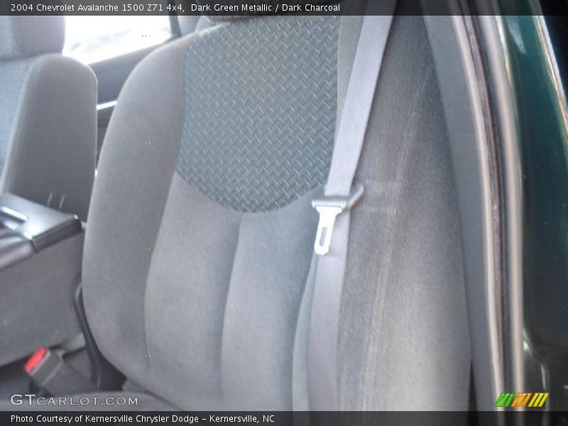 Dark Green Metallic / Dark Charcoal 2004 Chevrolet Avalanche 1500 Z71 4x4