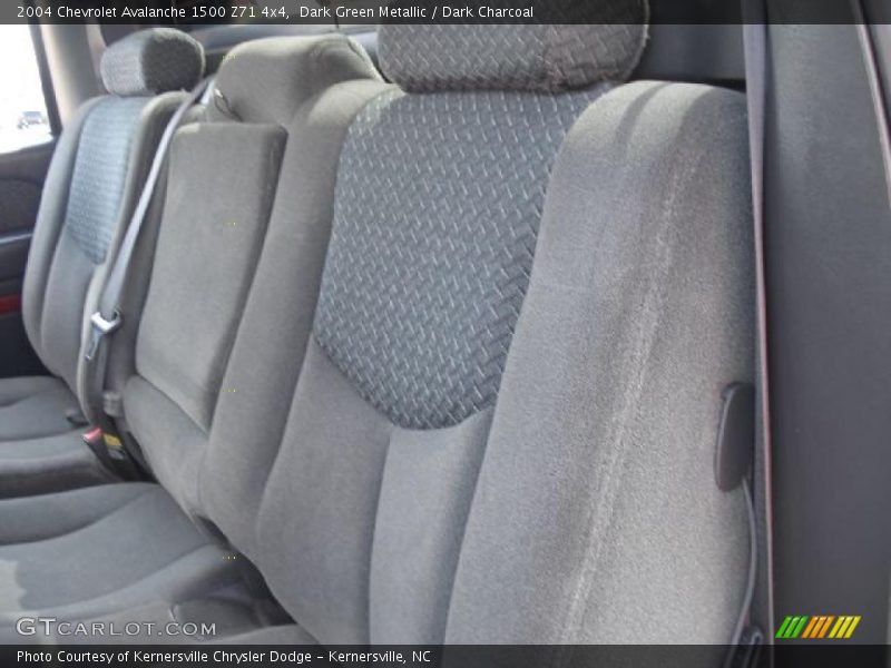 Dark Green Metallic / Dark Charcoal 2004 Chevrolet Avalanche 1500 Z71 4x4