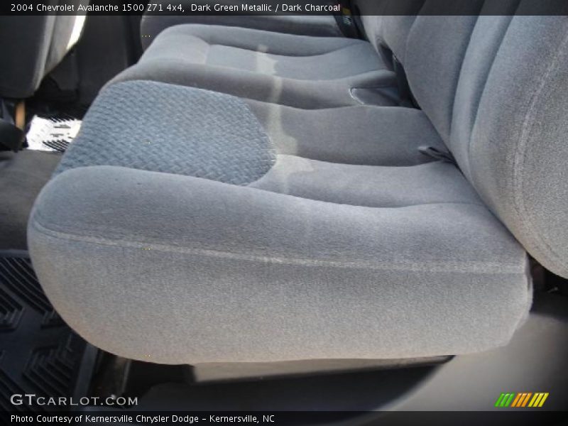 Dark Green Metallic / Dark Charcoal 2004 Chevrolet Avalanche 1500 Z71 4x4