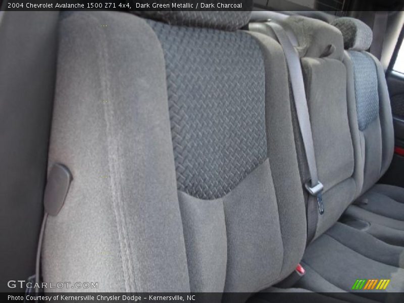 Dark Green Metallic / Dark Charcoal 2004 Chevrolet Avalanche 1500 Z71 4x4