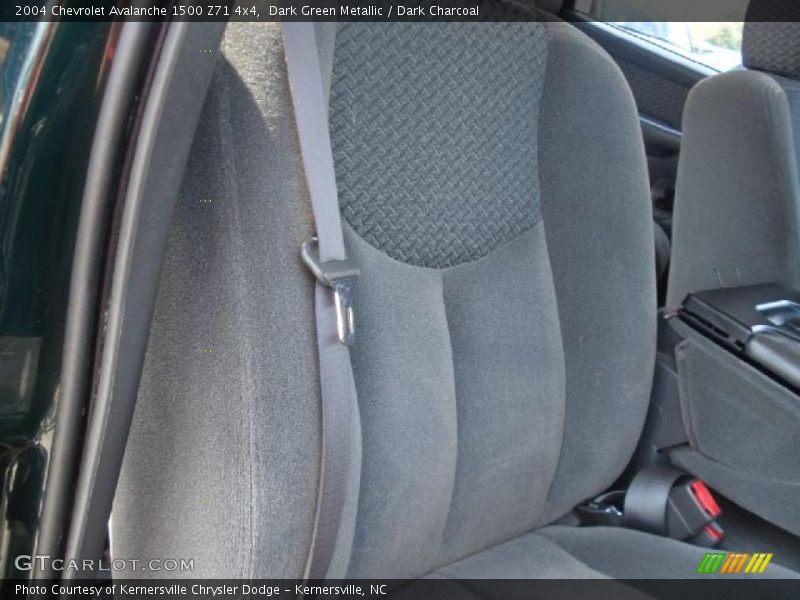 Dark Green Metallic / Dark Charcoal 2004 Chevrolet Avalanche 1500 Z71 4x4
