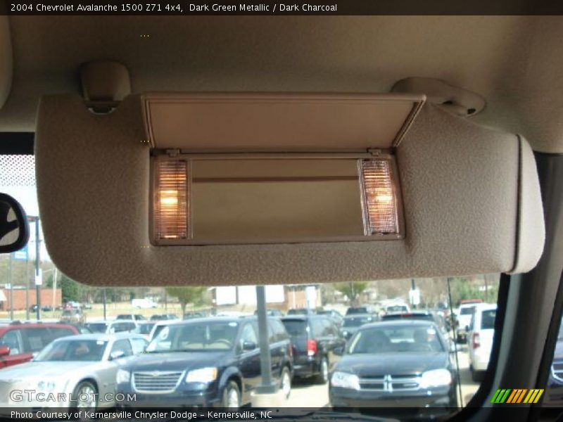 Dark Green Metallic / Dark Charcoal 2004 Chevrolet Avalanche 1500 Z71 4x4