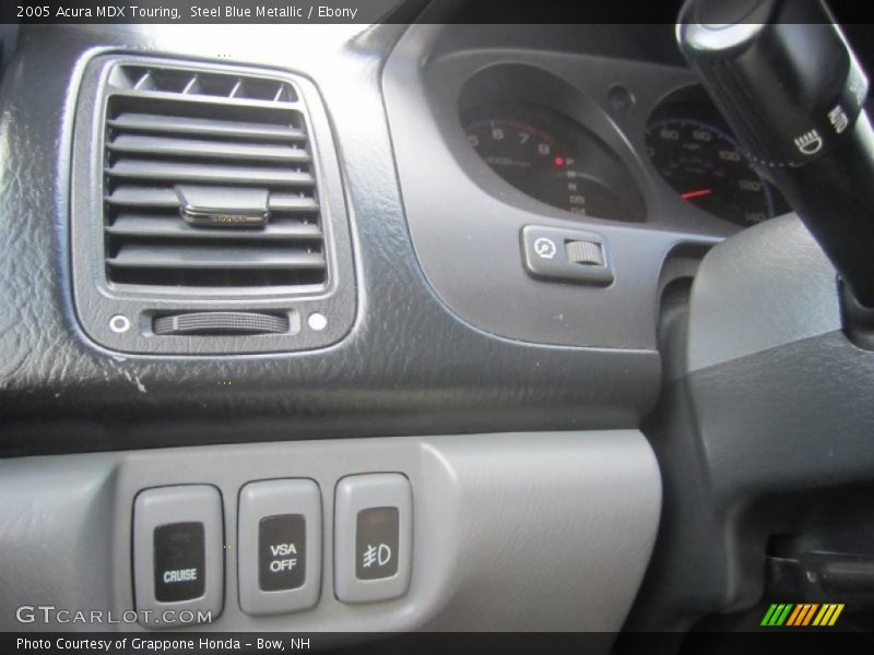 Steel Blue Metallic / Ebony 2005 Acura MDX Touring