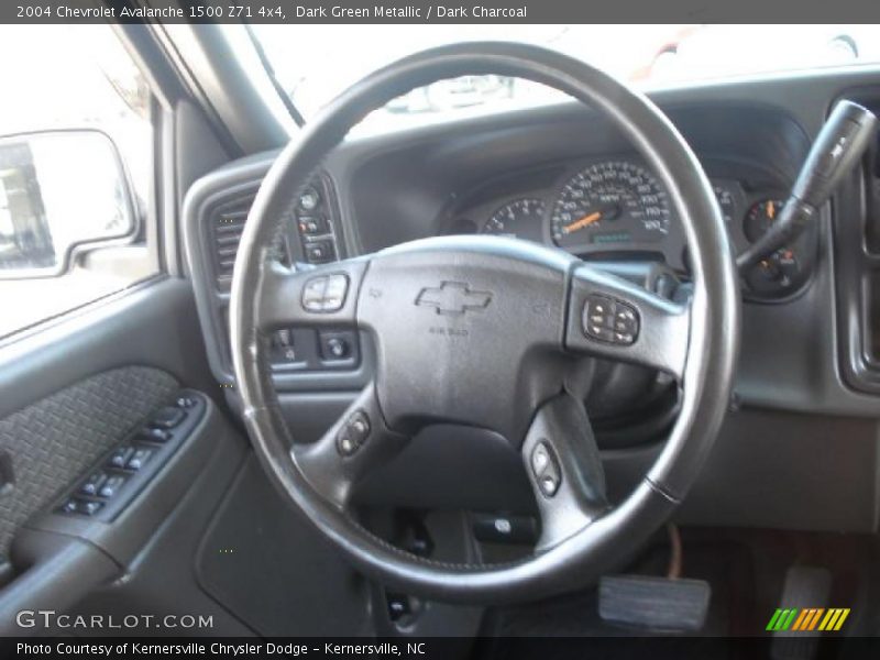 Dark Green Metallic / Dark Charcoal 2004 Chevrolet Avalanche 1500 Z71 4x4